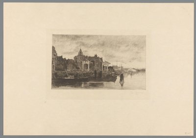 Amszterdam kilátása a Schreierstoren tetejével Le Schreierstoren (eredeti cím) Jacob Maris. Tizenkét táj (sorozat címe) alkotó: Philip Zilcken (signed by artist)