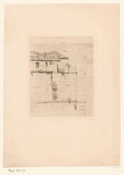 Oud Turks erőd Algírban A régi török ​​erőd (Algír) (eredeti cím) alkotó: Philip Zilcken (signed by artist)