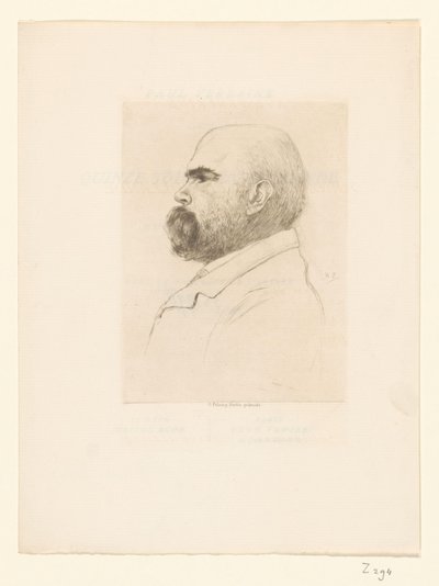 Paul Verlaine portréja alkotó: Philip Zilcken