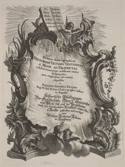 Kalkografikus képek az Ó- és Újszövetség történetéből alkotó: Philipp Andreas Kilian after Various Artists, Johann Michael Wagner