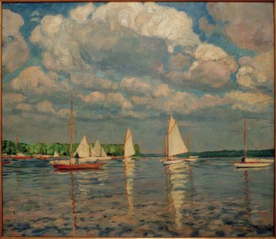 Vitorlások a Wannsee-n alkotó: Philipp Franck