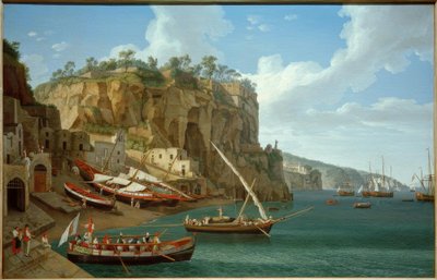 J.Ph. Hackert, Marina Piccola, Sorrent / Gem., 1794 alkotó: Philipp Hackert