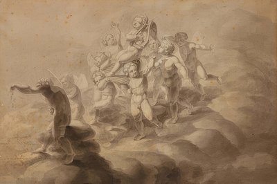A szerelem diadala. 1800 alkotó: Philipp Otto Runge