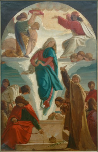 Mária mennybemenetele alkotó: Philipp Veit