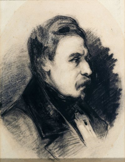 Godefroy Cavaignac profil portréja alkotó: Philippe Auguste Jeanron