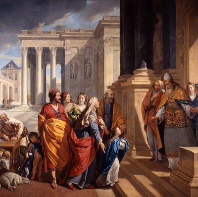 A Boldogságos Szűz Mária bemutatása, 1639-1640. alkotó: Philippe de Champaigne