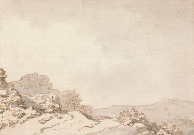 Út a dombtetőn alkotó: Philippe Jacques de Loutherbourg