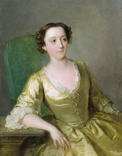 Miss Adams, 1741 körül (olaj, vászon) alkotó: Philippe Mercier