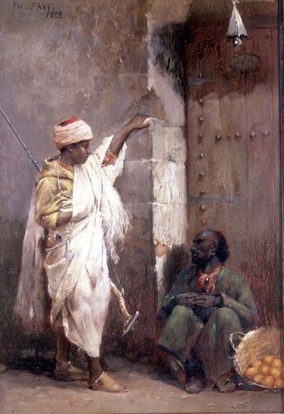 Egy narancsárus egy harcossal alkotó: Philippe Pavy