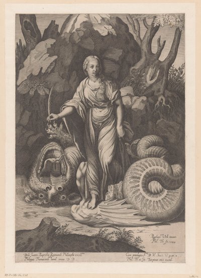 Antiochiai Szent Margit alkotó: Philippe Thomassin