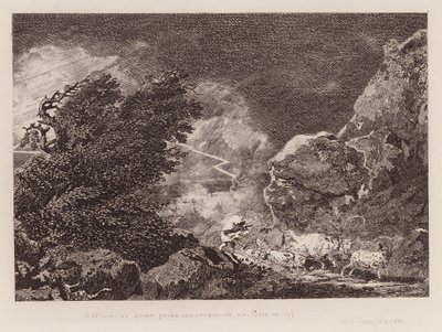 Vihar (metszet) alkotó: Philippe de (after) Loutherbourg