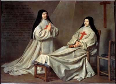 Port Royal: Catherine Agnes Arnauld anya és Catherine de Sainte Suzanne nővér portréja (olaj, vászon alkotó: Philippe de Champaigne