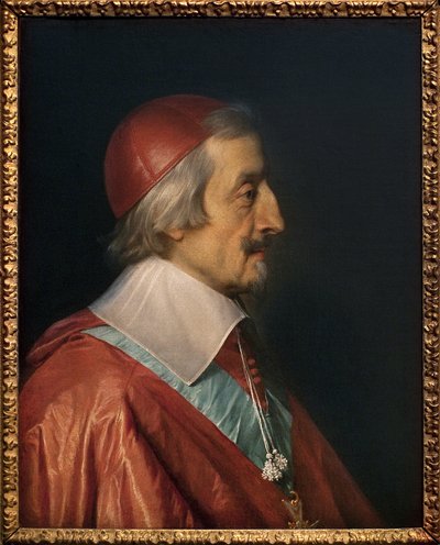 Richelieu bíboros portréja (Armand Jean Duplessis de Richelieu alkotó: Philippe de Champaigne