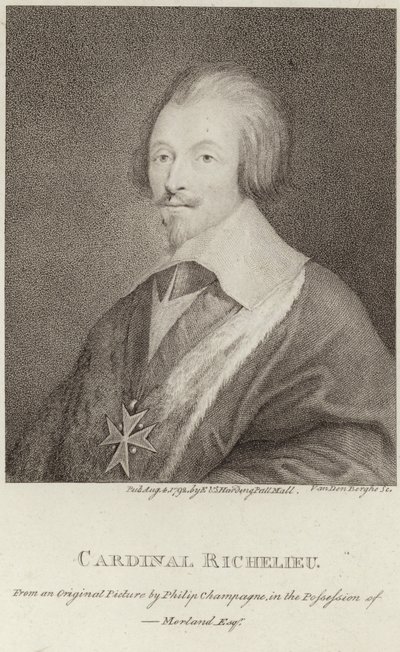 Richelieu bíboros portréja alkotó: Philippe de Champaigne
