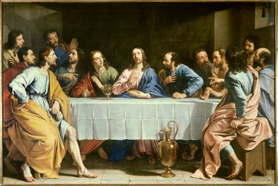 Az utolsó vacsora. Philippe de Champaigne (1602-1674) festménye. alkotó: Philippe de Champaigne