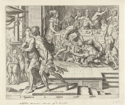 Absolon bosszúja Tamar és Amnon története (sorozat címe) alkotó: Philips Galle