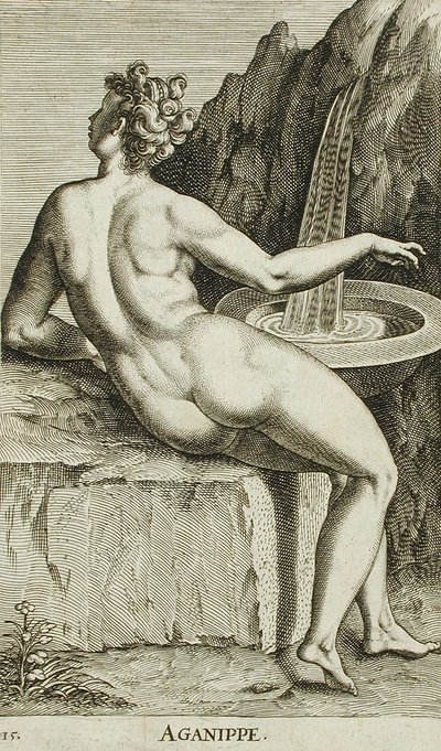 Aganippé alkotó: Philips Galle