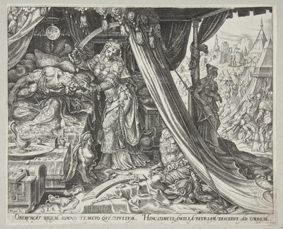 Judith megöli Holofernészt alkotó: Philips Galle