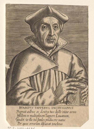 Ruard Tapper portréja alkotó: Philips Galle