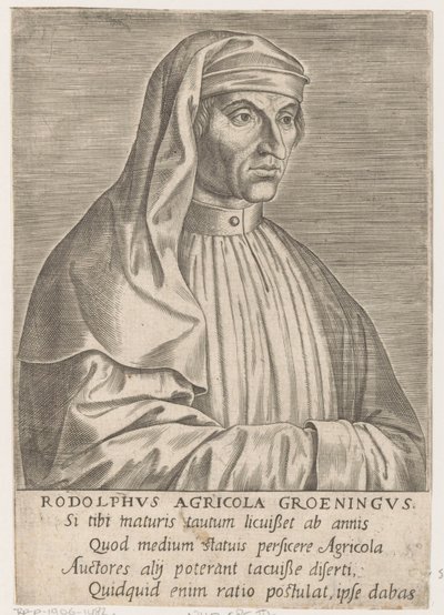 Rudolf Agricola portréja alkotó: Philips Galle