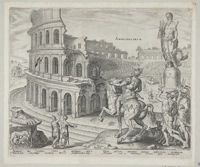 A római Colosseum alkotó: Philips Galle