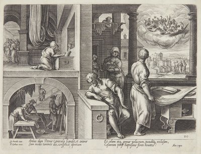 Szent Péter látomása alkotó: Philips Galle
