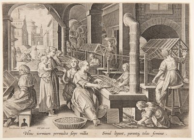 A gubók letekerése alkotó: Philips Galle