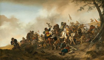 Csatajelenet, c. 16451646. alkotó: Philips Wouwerman