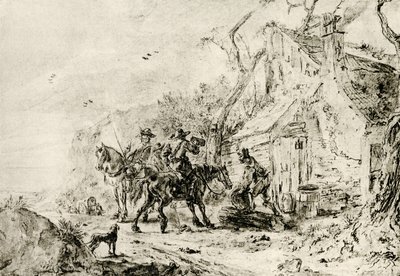 Állj meg a kocsmánál alkotó: Philips Wouwerman