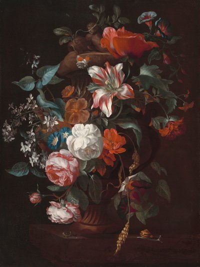 Virágok vázában, c. 1700. alkotó: Philips van Couwenbergh