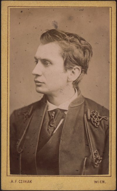 Leopold von Sacher-Masoch 1836-1895, c. 1880 alkotó: Photo studio Adolf F. Czihak.