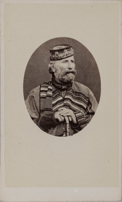 Giuseppe Garibaldi portréja 1807-1882, 1882. alkotó: Photo studio Alessandro Pavia.