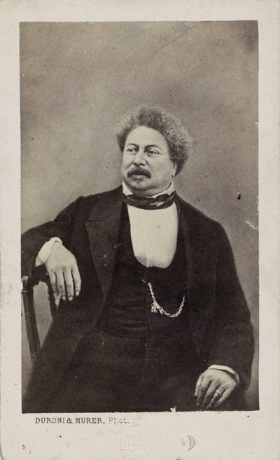 A szerző Alexandre Dumas apja 1802-1870, 1870. alkotó: Photo studio Duroni and Murer.