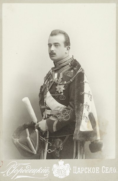 Borisz Vlagyimirovics orosz nagyherceg 1877-1943, c. 1900. alkotó: Photo studio L. Gorodetsky.