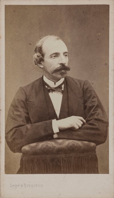 Émile Jonas zeneszerző portréja 1827-1905. alkotó: Photo studio Legé and Bergeron.