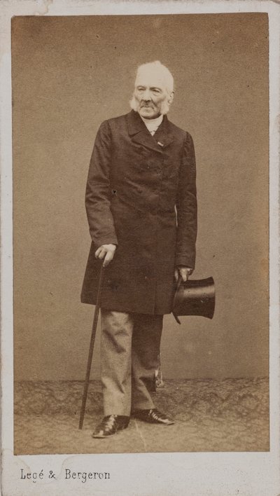 Gustave Vogt zeneszerző portréja 1781-1870. alkotó: Photo studio Legé and Bergeron.
