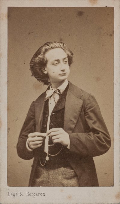 Henri Ketten hegedűművész és zeneszerző portréja 1848-1883. alkotó: Photo studio Legé and Bergeron.