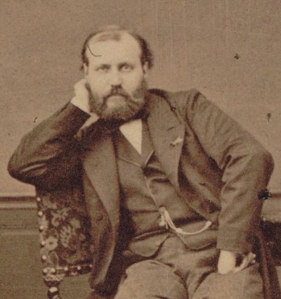 Charles Gounod 1818-1893, 1875 zeneszerző portréja. alkotó: Photo studio Mayer and Pierson.