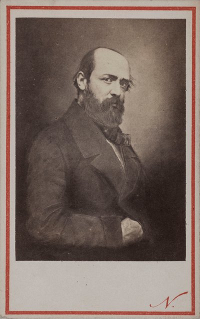 Henri Murger portréja 1822-1861, 1861. alkotó: Photo studio Nadar.
