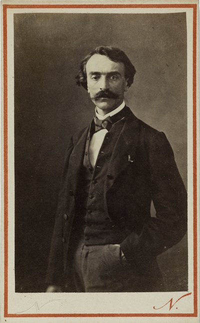 Jean-Léon Gérôme portréja 1824-1904, c. 1870. alkotó: Photo studio Nadar.