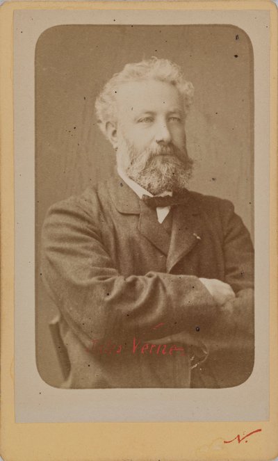 Jules Verne portréja 1828-1905, c. 1870. alkotó: Photo studio Nadar.