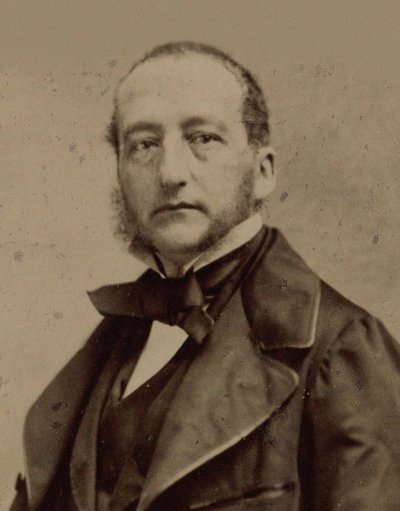 Thalberg Zsigmond zongoraművész és zeneszerző portréja 1812-1871, 1860 körül. alkotó: Photo studio Nadar.