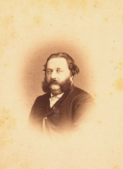 Alfred Jaëll zeneszerző portréja 1832-1882, 1866. alkotó: Photo studio Paetz.
