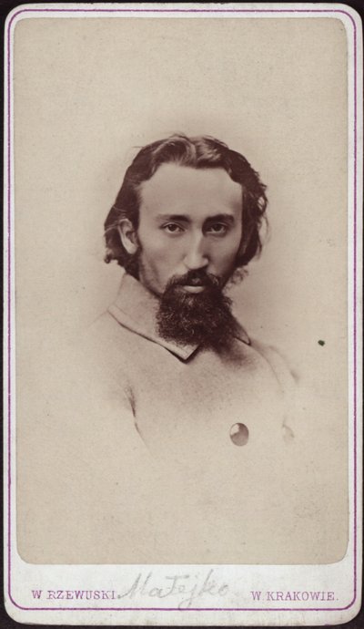 Jan Matejko portréja 1838-1893, 1880 körül. alkotó: Photo studio Waleri Rzewuski.