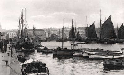 A Barbican, Plymouth, Devon, XX. század eleje. alkotó: Photochrom Co Ltd of London