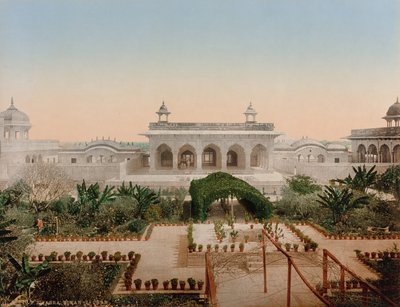 Agra. Diwan-i-Chas alkotó: Photoglob Co. (Zurich, active c. 1890 1910)