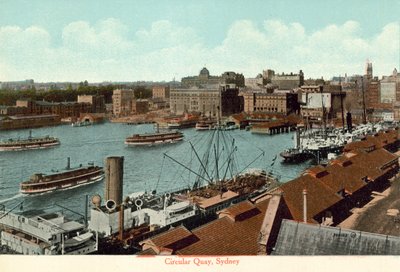 Circular Quay, Sydney (színes fotó) alkotó: Photographer Australian