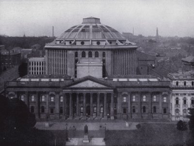 Melbourne: Közkönyvtár és Múzeum, amely a déli félteke legnagyobb kupoláját ábrázolja, a könyvtár 350 000 kötetet tartalmaz (f/w fotó) alkotó: Photographer Australian