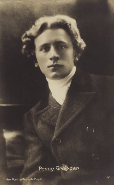 Percy Grainger, ausztrál származású zeneszerző, hangszerelő és zongorista (1882-1961) (fekete-fehér fotó) alkotó: Photographer Australian