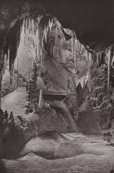 Jelenet a híres Jenolan-barlangokban, Új-Dél-Walesben (f/w fotó) alkotó: Photographer Australian